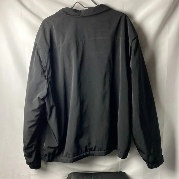 DOCKERS MENS SIZE XXL BLACK-JACKET FLEECE LINED  ZIP SNAP FRONT CLOSURE - Picture 14 of 15